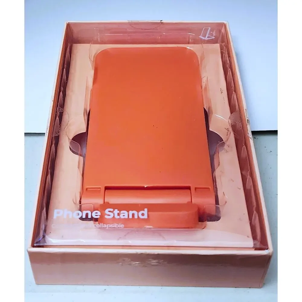 VIVITAR- Phone Stand - Collapsable, Compact - Pink/Peach Stand - Universal